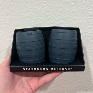 Starbucks Reserve Star Logo Barrel Ice Mold Set Of 2